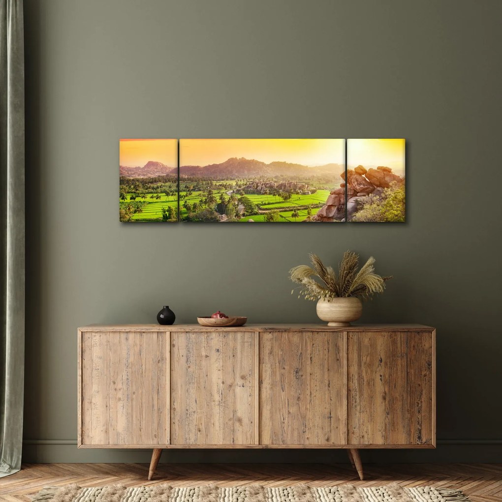 Obraz doliny Hampi w Indiach (170x50 cm)