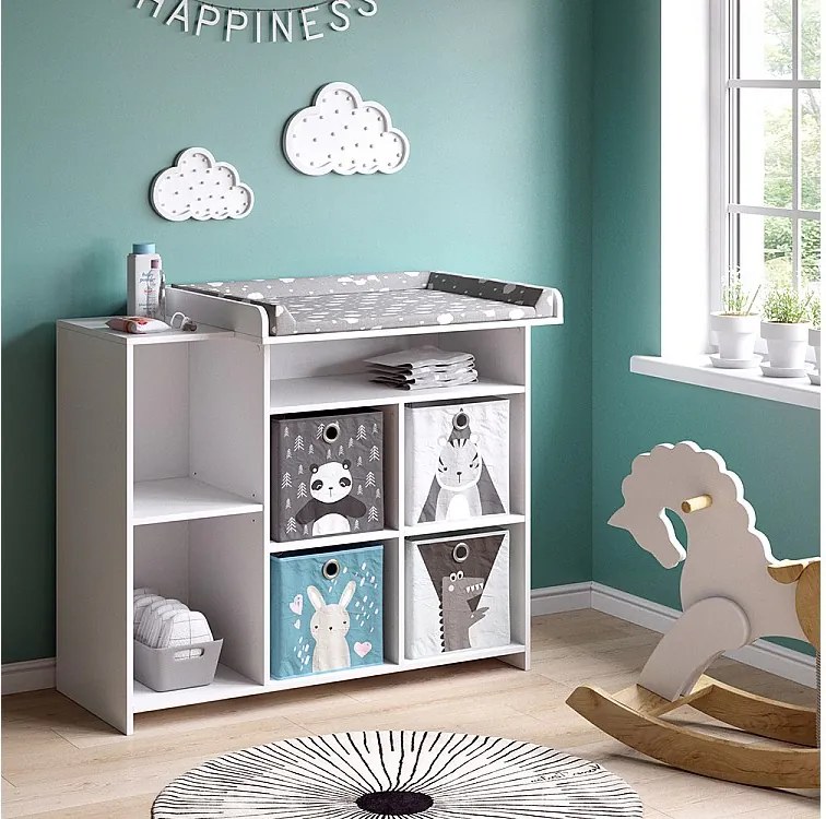 Przewijak dla dziecka biały 113x53x100 oskar