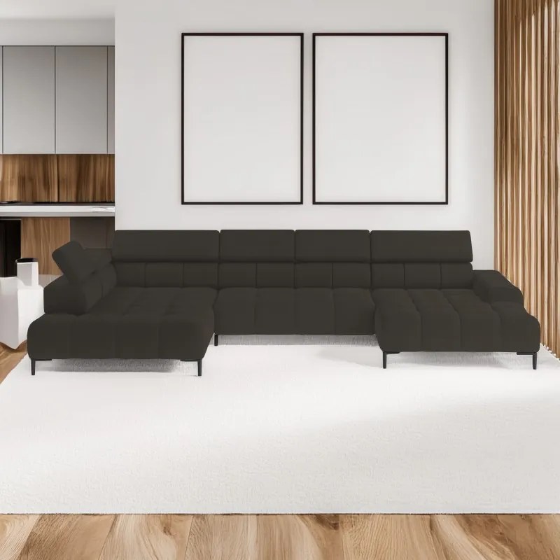 Narożnik PLAZA XL z elektryczną regulacją siedziska WERSAL