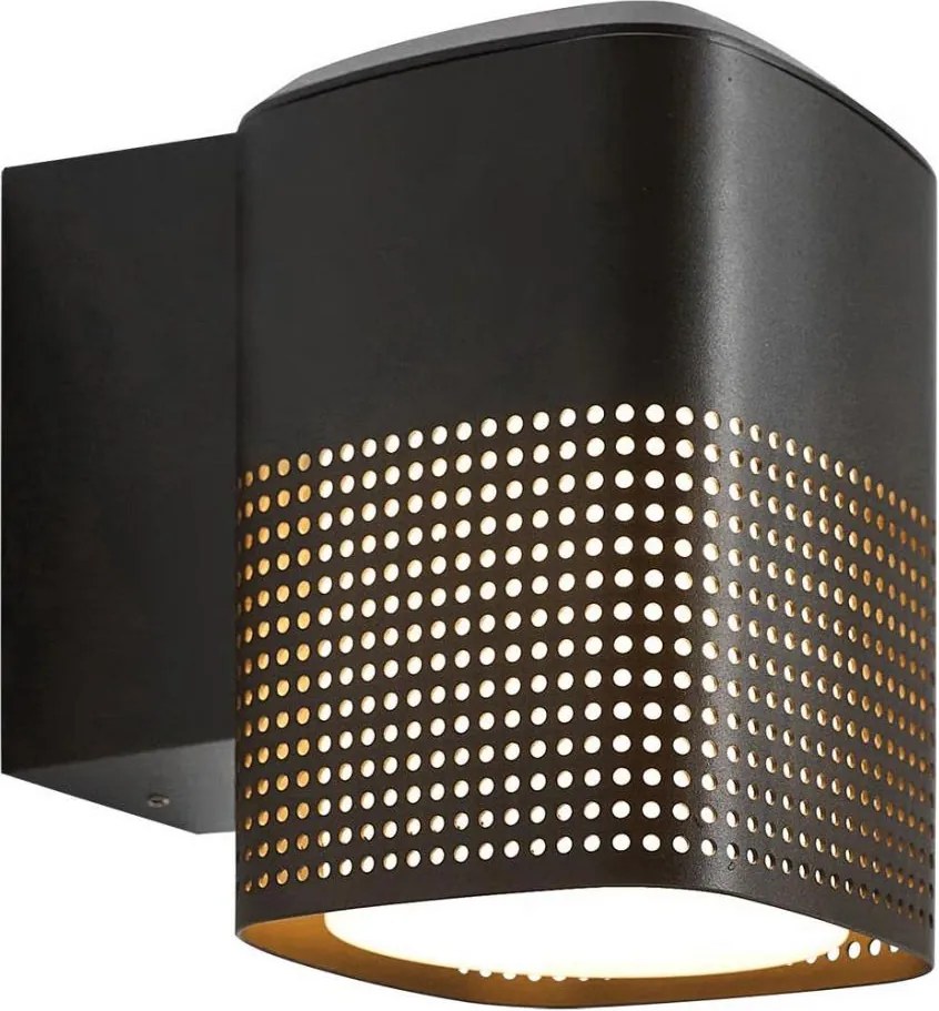 Nordlux - Zewnętrzny kinkiet SIDARA 1xE27/15W/230V IP54 czarny