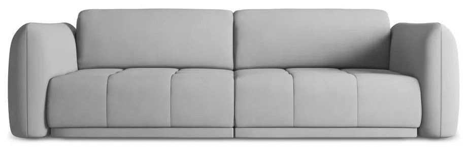 Jasnoszara sofa 210 cm Hoku – Makamii