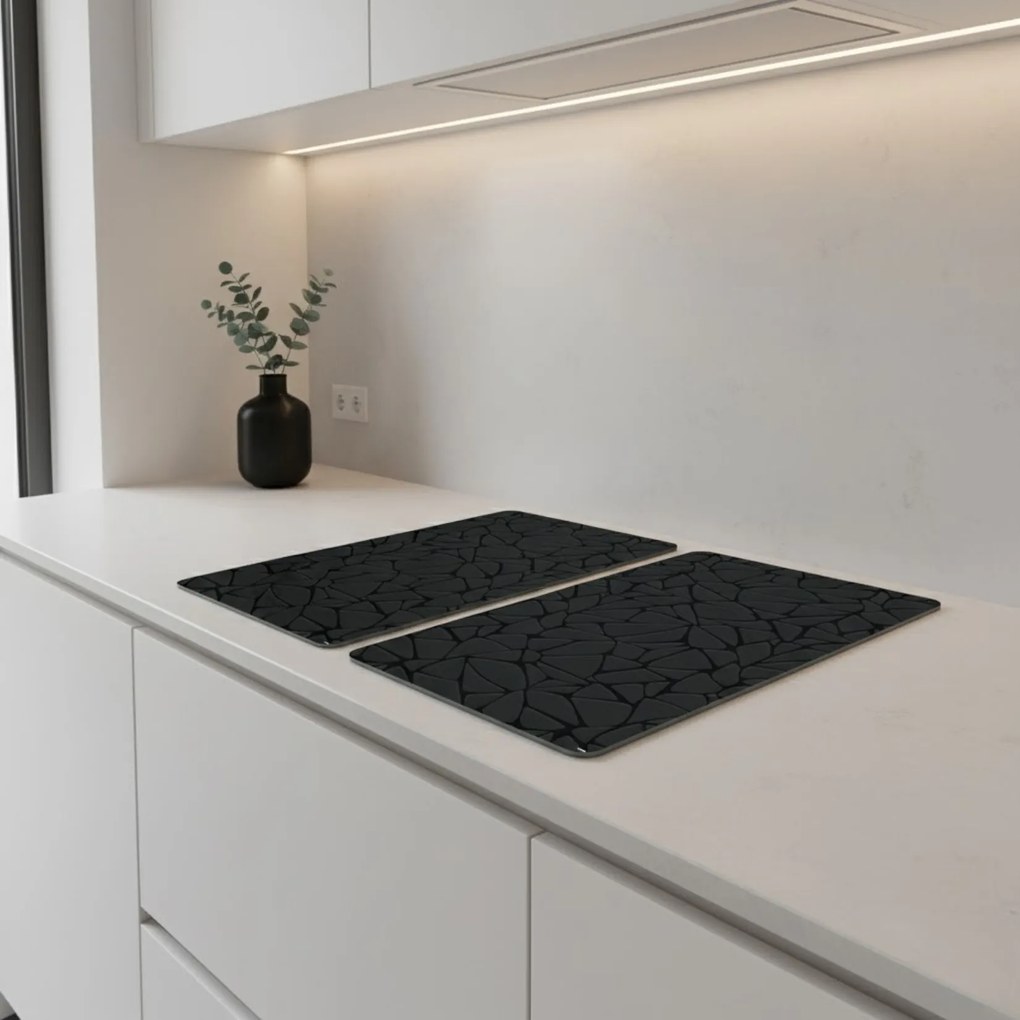 Szklane płyty kuchenne z hartowanego szkła, mozaika