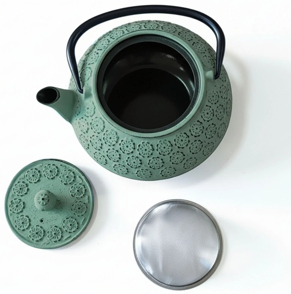 Czajnik żeliwny z zaparzaczem KUMO, 1000 ml