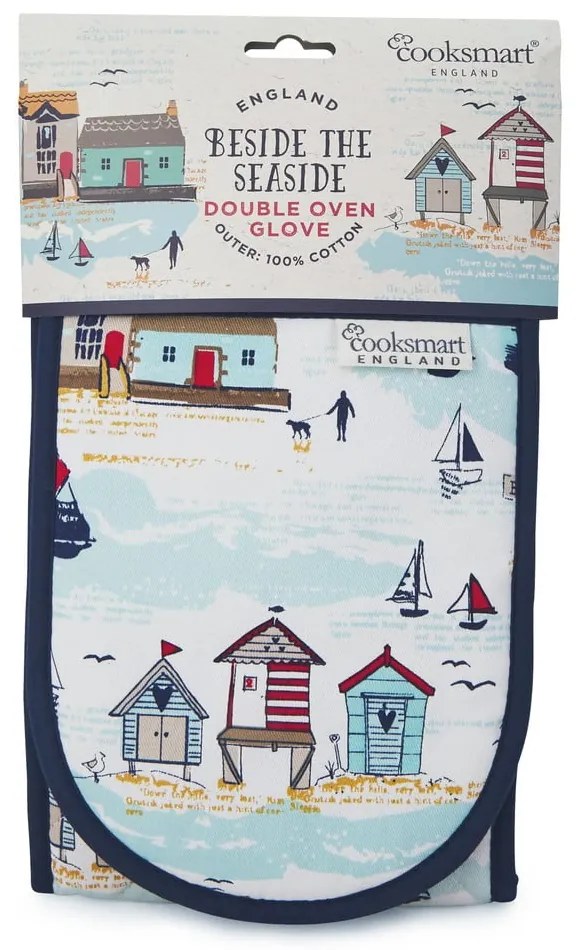 Bawełniana podwójna łapka Cooksmart ® Beside The Seaside