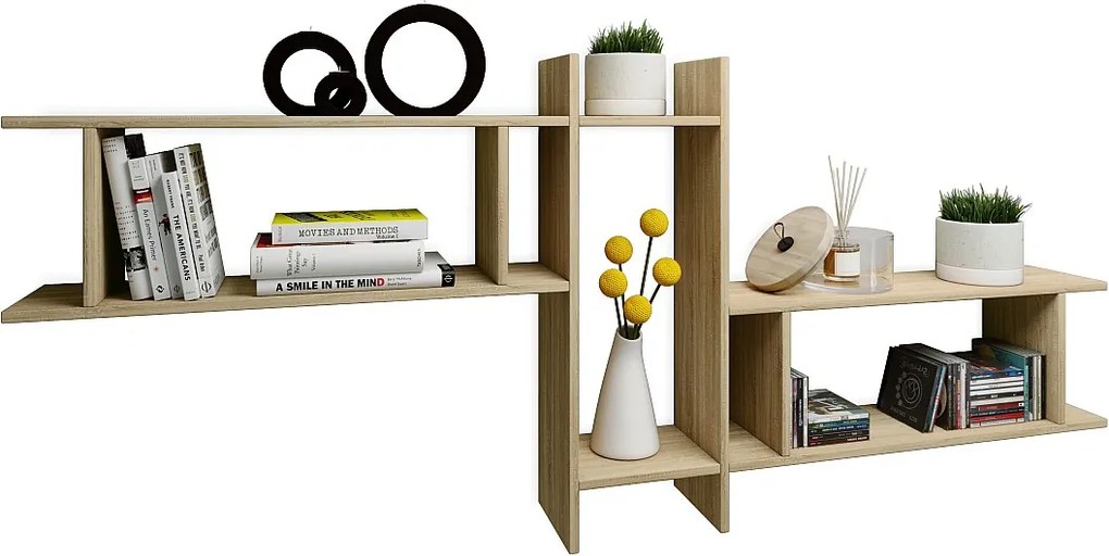 Półka ścienna Płyta ścienna Wisząca półka SirolaXL