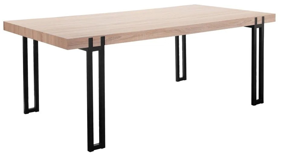 Stół z blatem w dekorze dębu w naturalnym kolorze 90x160 cm Azuma – Støraa