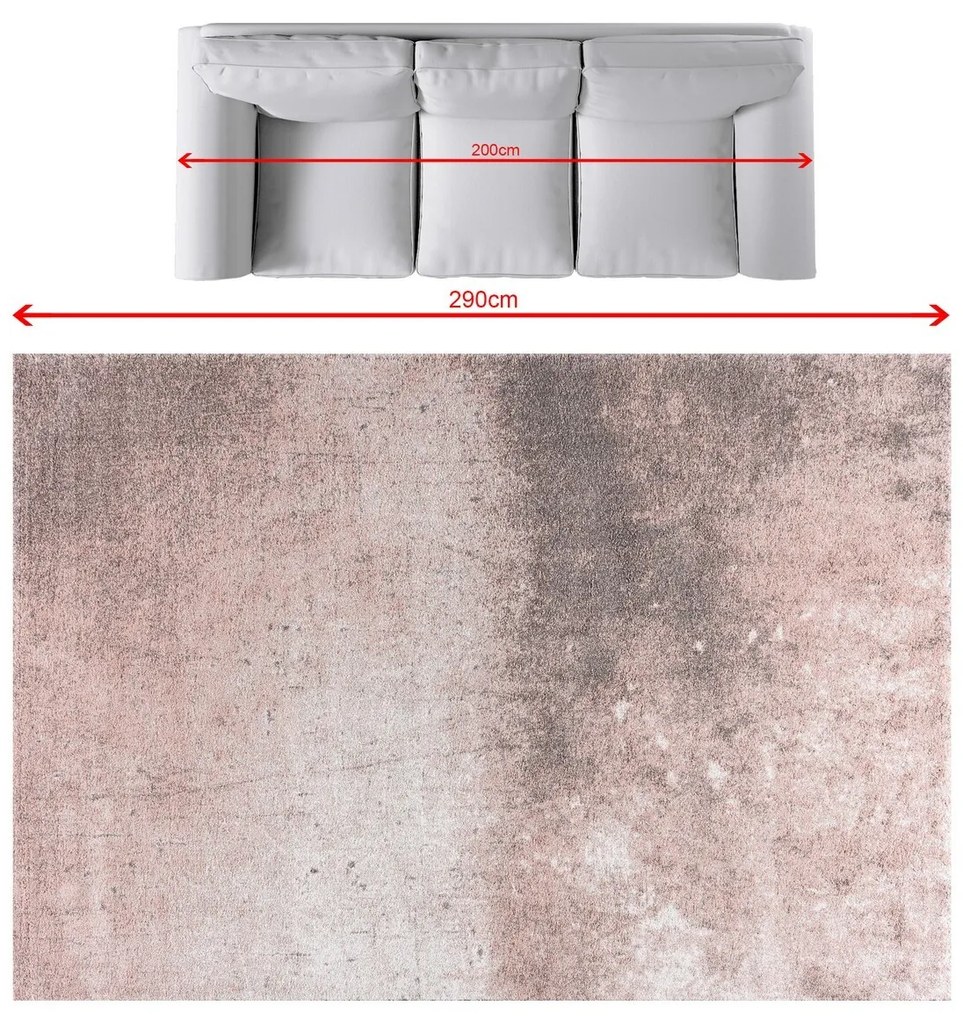 Dywan Softness cream rose 200x290cm