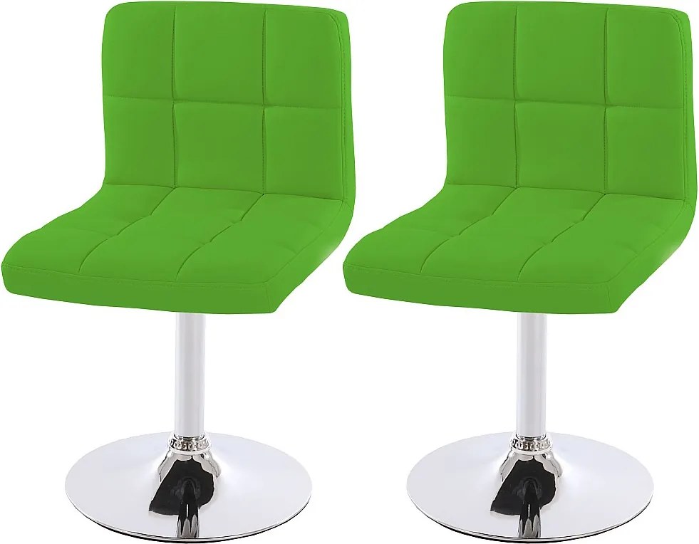 Krzesło do jadalni Cadiz (zestaw 2 sztuk),  zielony