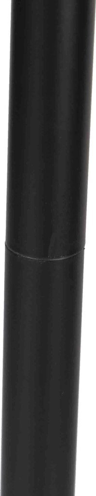 Nowoczesna lampa stojąca czarna w komplecie z diodą LED i ściemniaczem dotykowym - Berdien