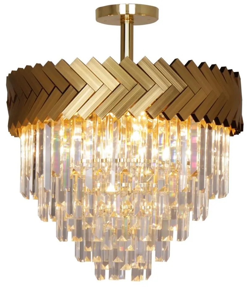 Zuma Line C23910/9 - Żyrandol LYON 9xE14/40W/230V złoty