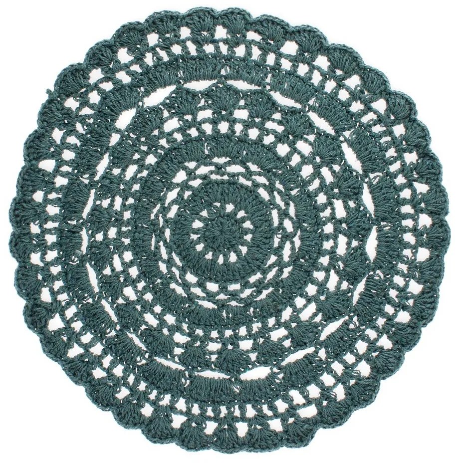 Mata stołowa z mieszanki bawełny ø 35 cm Crochet – Rex London