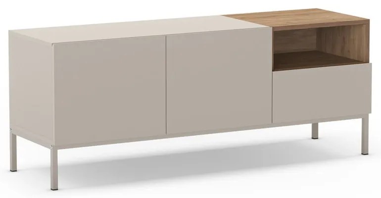 Kremowa szafka pod TV 140x55 cm Cailin – Marckeric