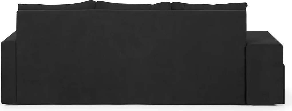 MEGA OKAZJA Kanapa sofa 3 os z funkcją spania DOTEX2 CZARNA Tkanina DOT100 Czarny
