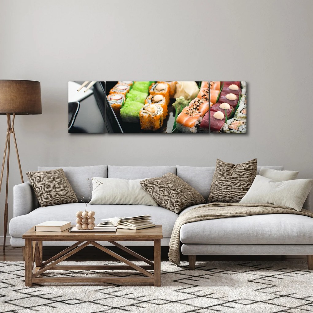 Obraz - Sushi (170x50 cm)