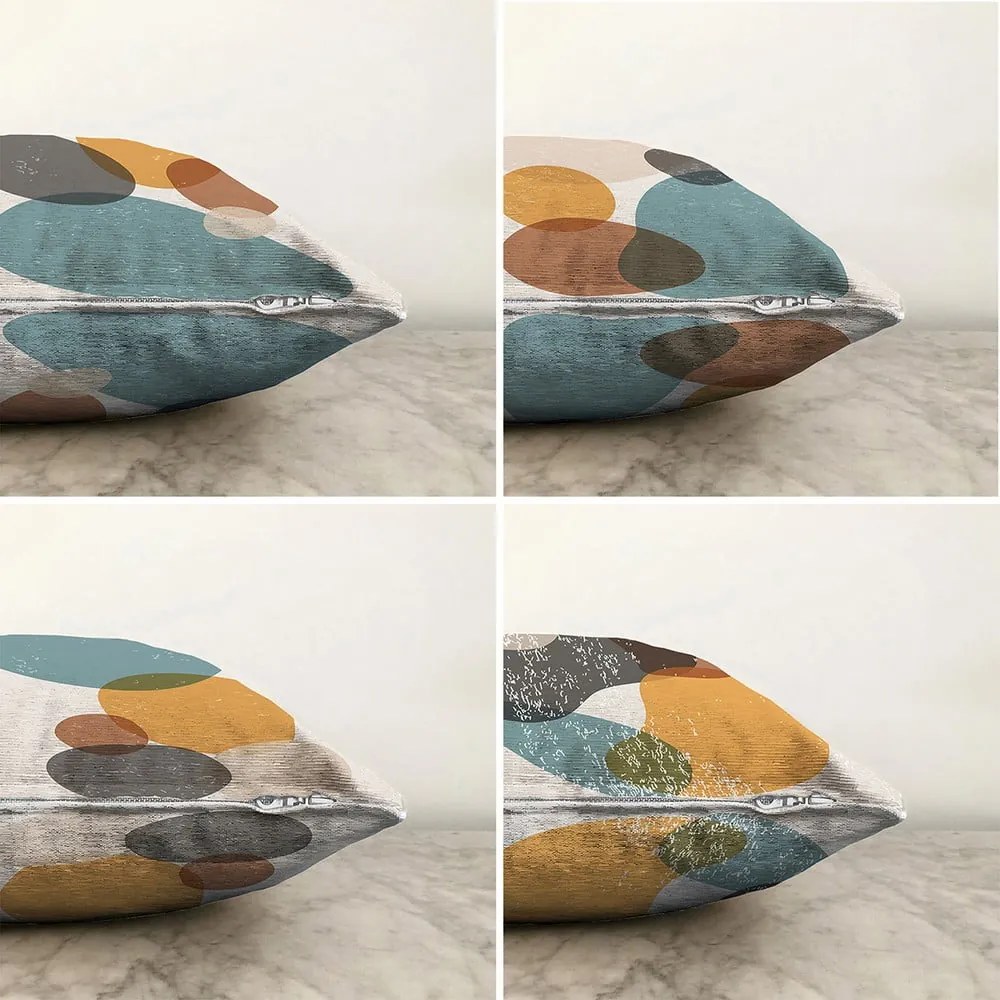 Zestaw 4 poszewek na poduszki Minimalist Cushion Covers Stones, 55x55 cm