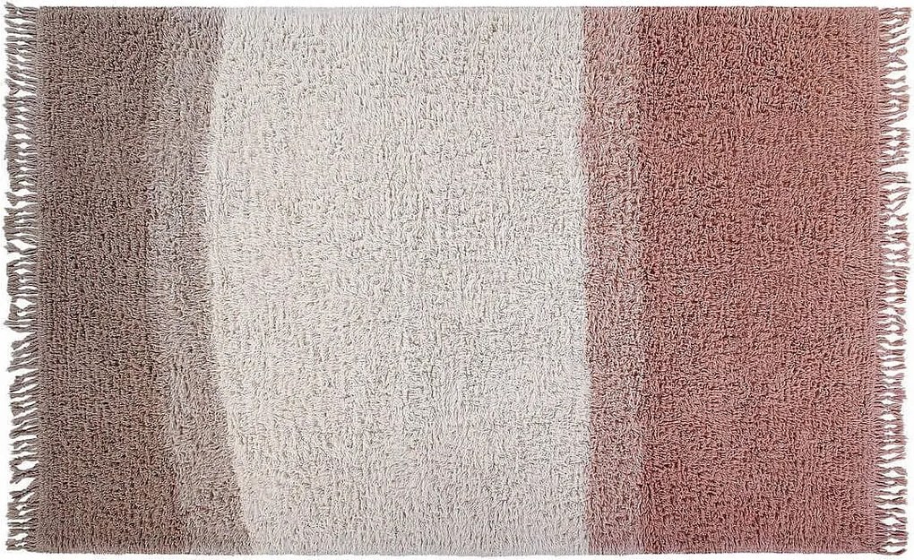Dywan SOUNDS OF SUMMER MEDIUM 140x200 beżowy/brązowy/różowy