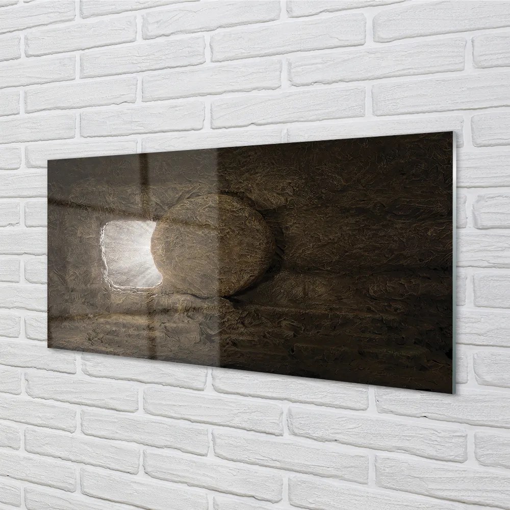 Panel szklany do Kuchni Wnętrze Groty