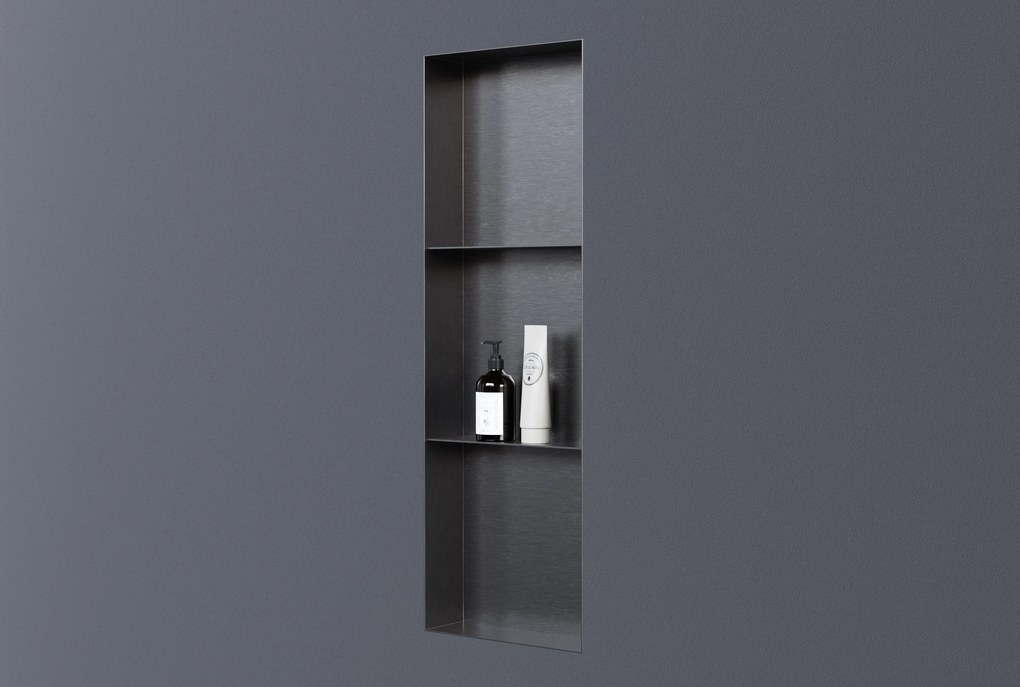 Półka wnękowa ścienna ze stali nierdzewnej NT309010X