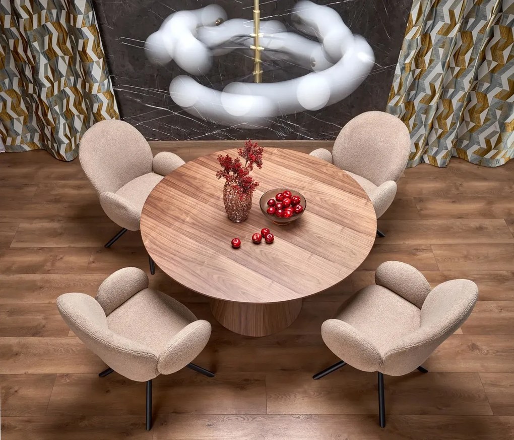 Krzesło tapicerowane K498 cappuccino HALMAR