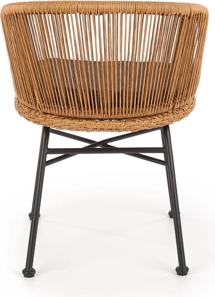 Rattanowe krzesło z podłokietnikami K400
