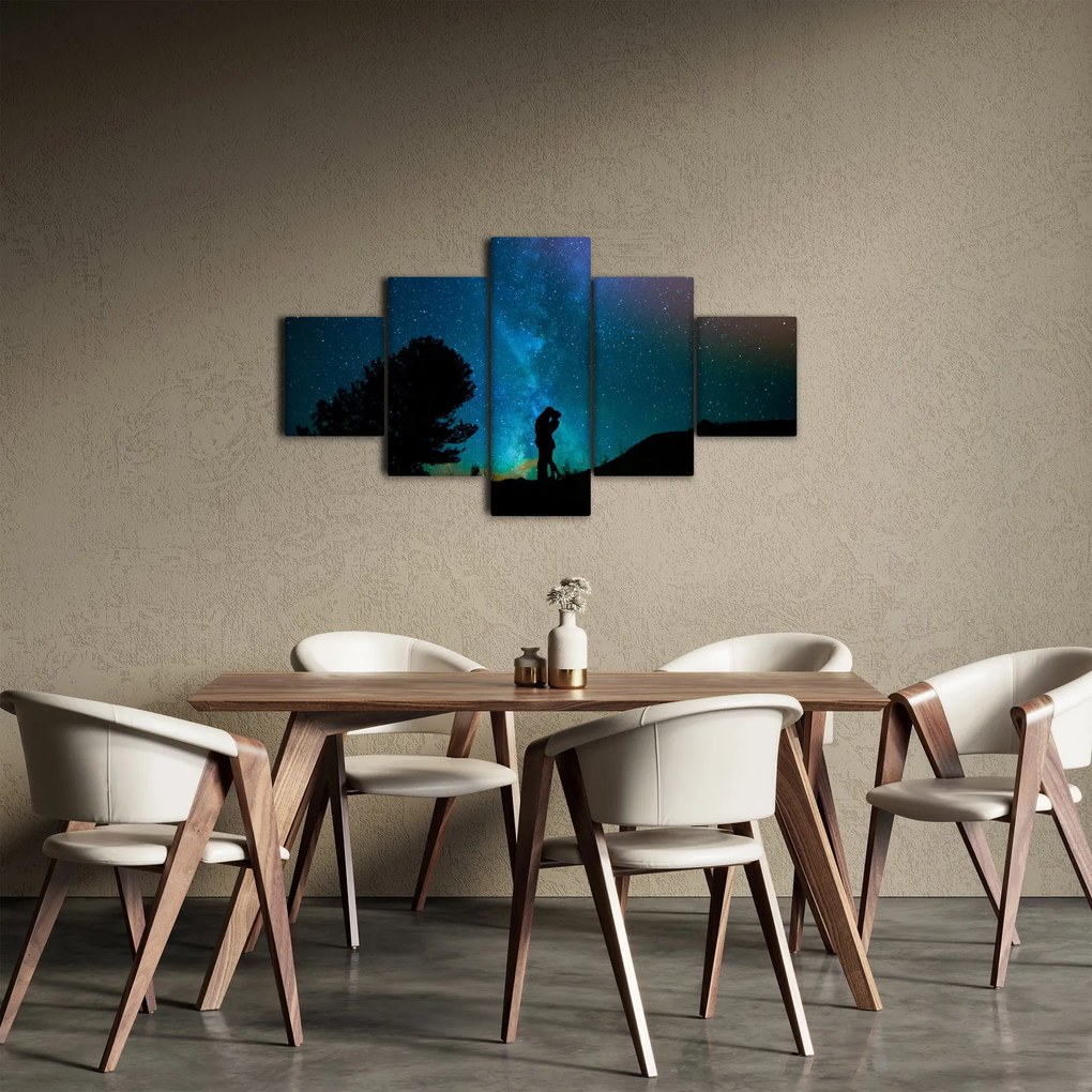 Obraz - Spotkanie pod gwiazdami (125x70 cm)