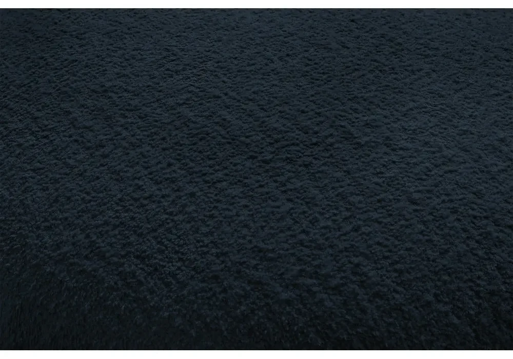 Ciemnoniebieska sofa z materiału bouclé 260 cm Saint-Germain – Bobochic Paris