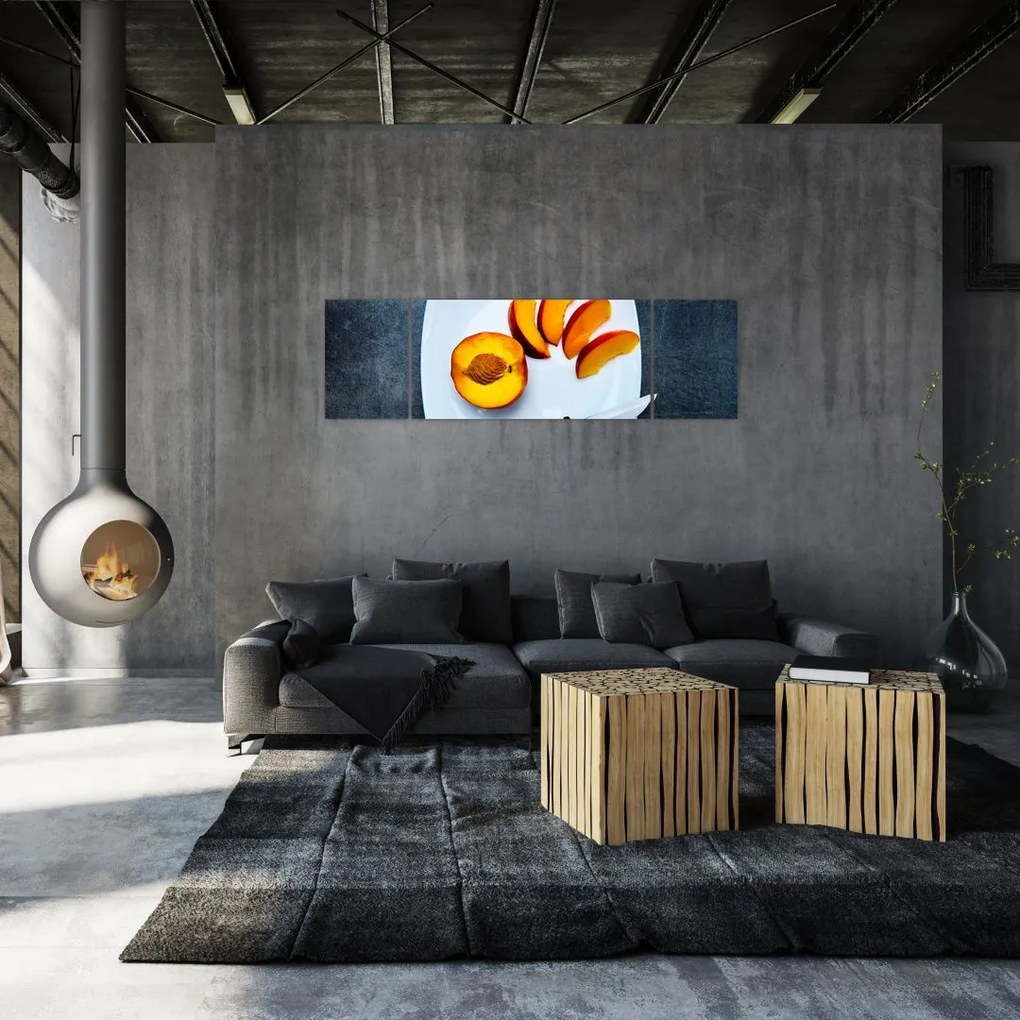 Obraz brzoskwini (170x50 cm)