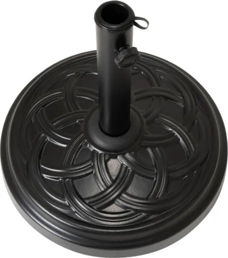 Stojak na parasole, okrągły, Ø 40 cm, czarny