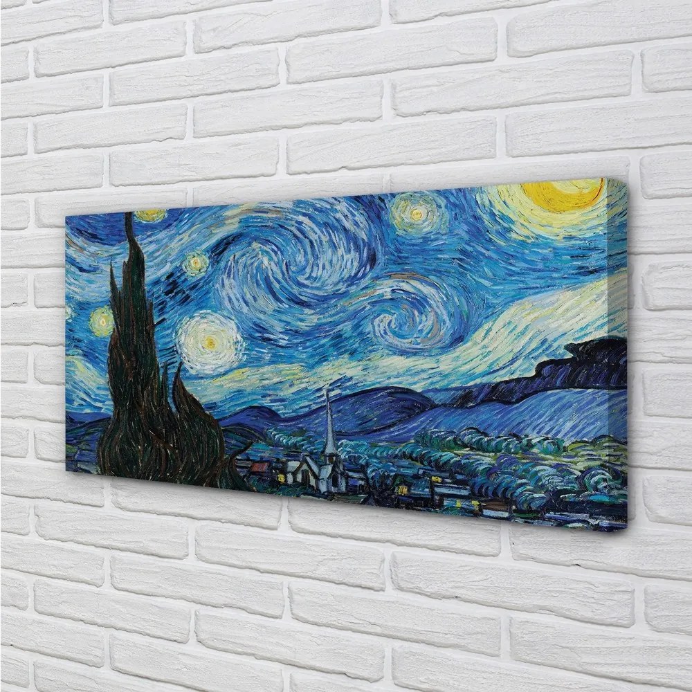 Obraz na płótnie Gwiaździsta noc - Vincent van Gogh