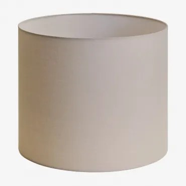 Abażur Z Tkaniny Arlina Jasnoszary Taupe & Ø50 Cm - ↑40 Cm - Sklum