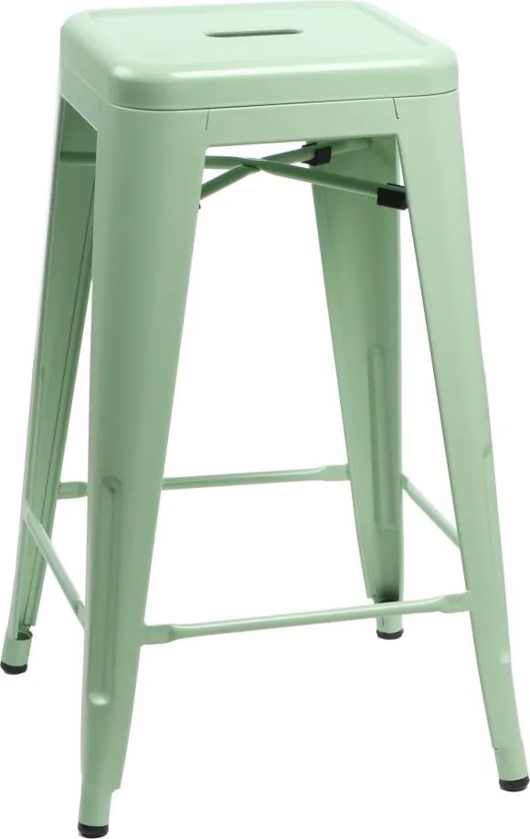 Stołek barowy Paris insp. Tolix 66 cm kolorowy