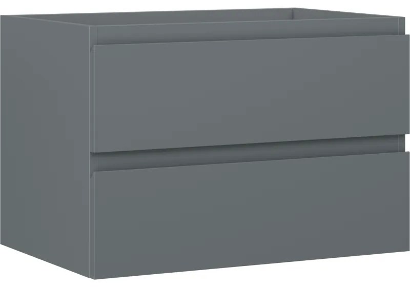 Mexen Orio szafka łazienkowa podumywalkowa 70 cm, 2 szuflady, grafit mat  - 91A10-07047-2-BFF66