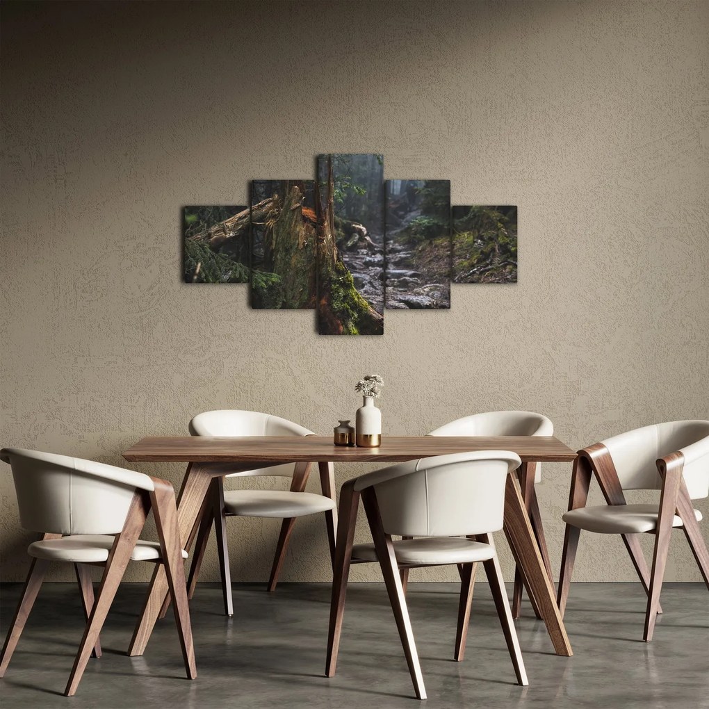 Obraz - W lesie (125x70 cm)