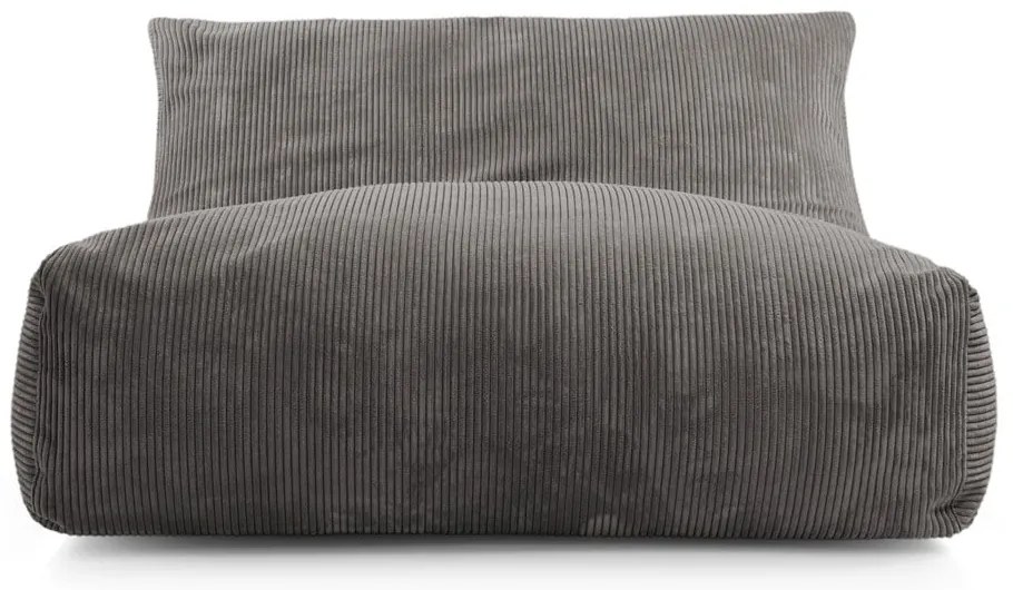 Czarny sztruksowy worek do siedzenia Sofa Lounge – SLOWDOWN