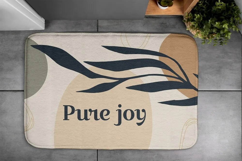 Antypoślizgowy dywanik łazienkowy Antypoślizgowy dywanik łazienkowy Roślina Liść