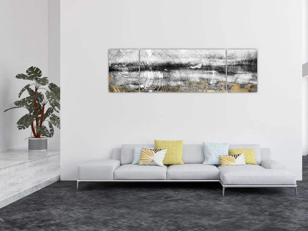 Obraz - Abstrakcja (170x50 cm)