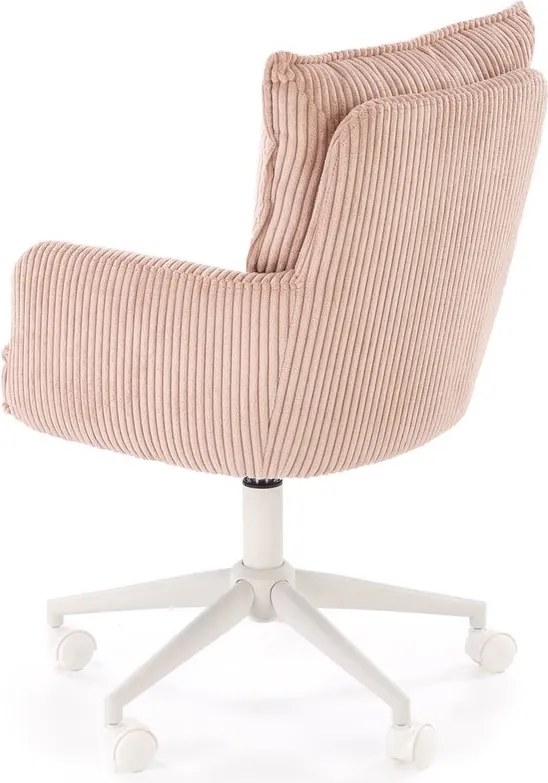 Fotel obrotowy Dumbo Halmar na bałym stelażu