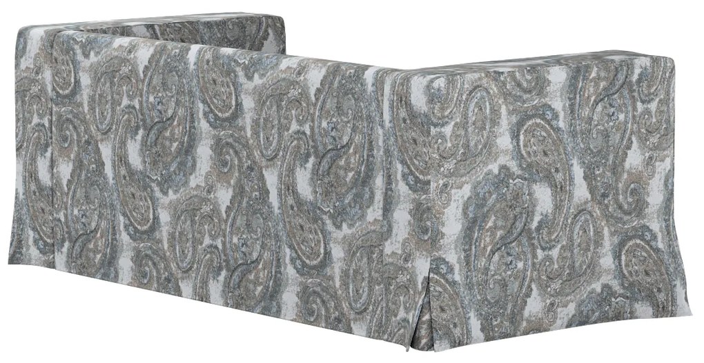 Pokrowiec na sofę Klippan 2-osobową długi z kontrafałdami