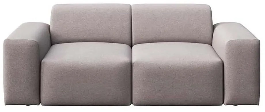 Szara aksamitna sofa 205 cm Villet – Rodier