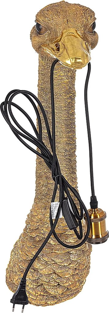 Lampa ścienna Gold Ostrich 72cm