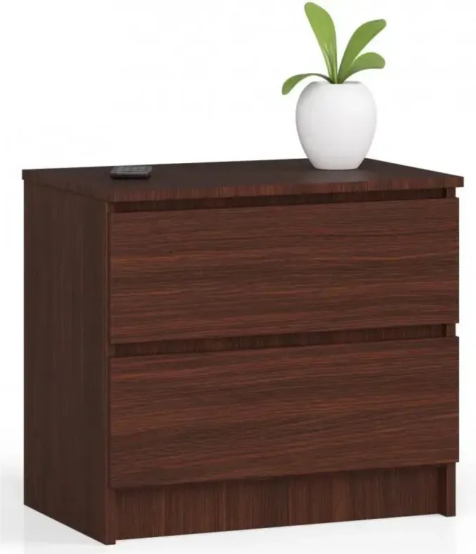 Klasyczna Komoda Z Szufladami Wenge D7-W79