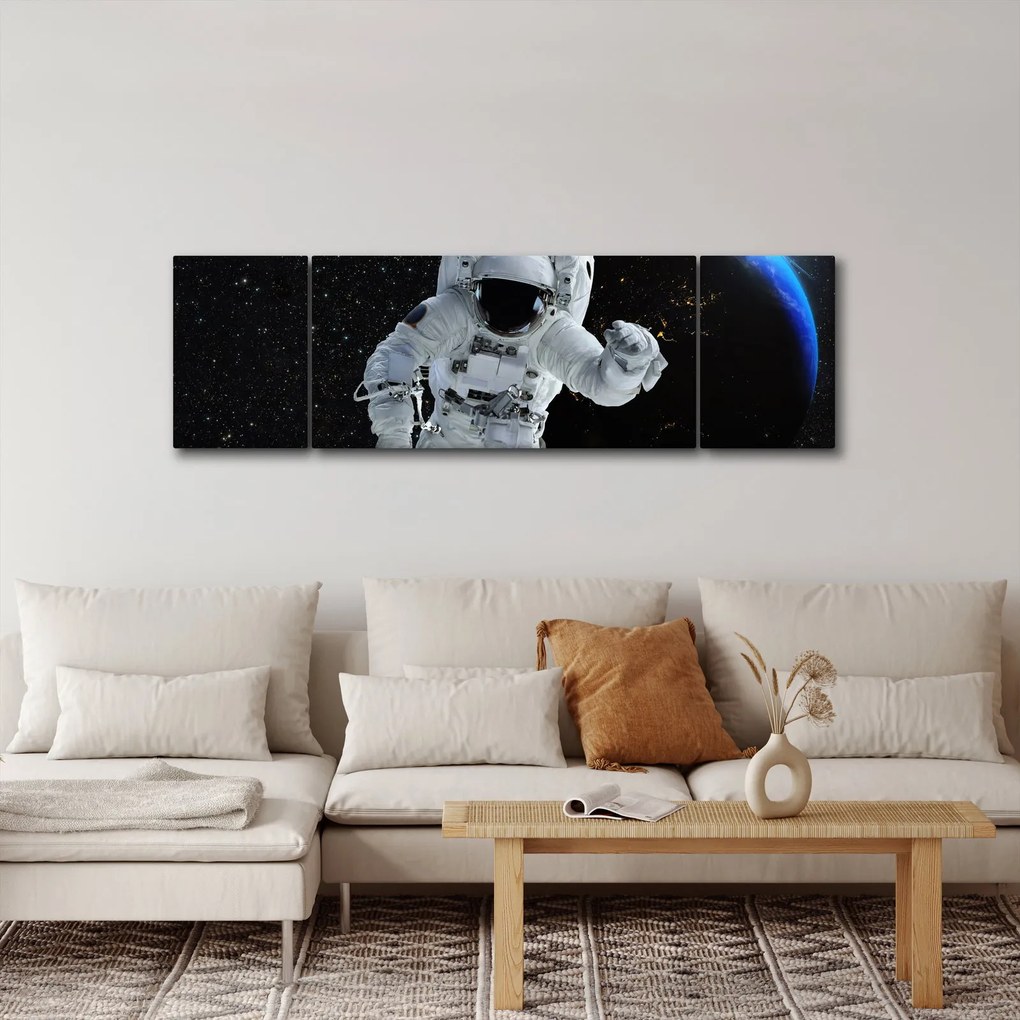Obraz - Astronauta w kosmosie (170x50 cm)