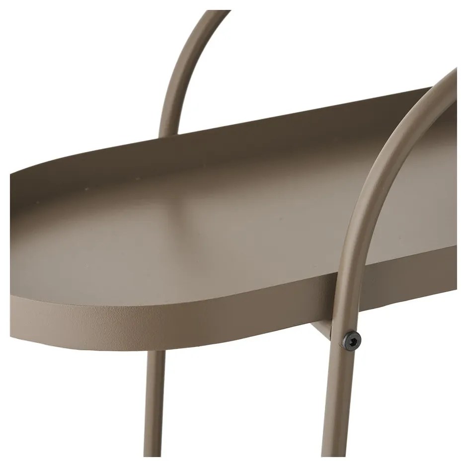 Metalowy barek na kółkach 27,5x60 cm Empoli – House Nordic