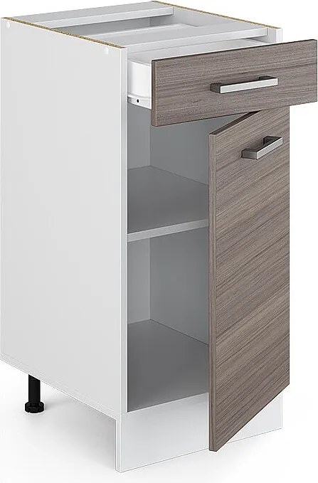 Szafka dolna do kuchni szlachetna szarość 40x46x81.6 r-line