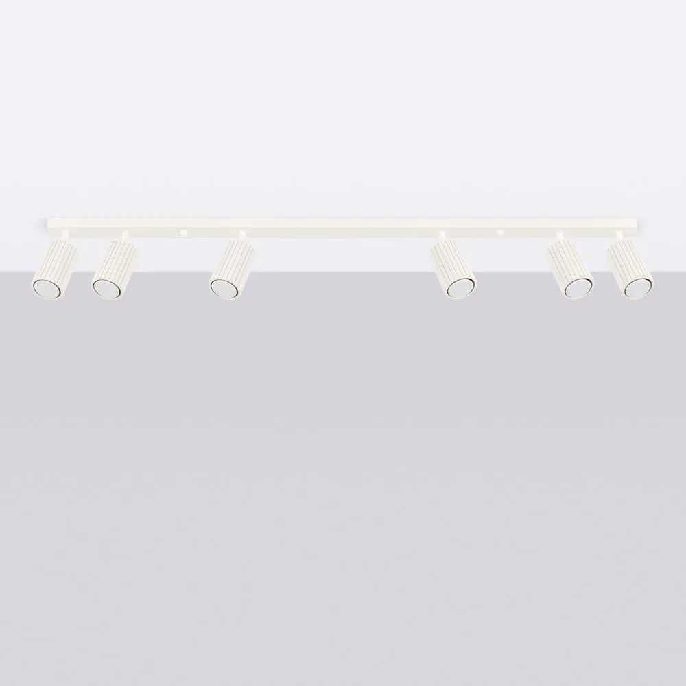 Kremowa lampa sufitowa 6,5x117 cm Gleam – Nice Lamps