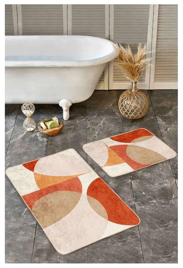 Aksamitne dywaniki łazienkowe zestaw 2 szt. 60x100 cm – Mila Home