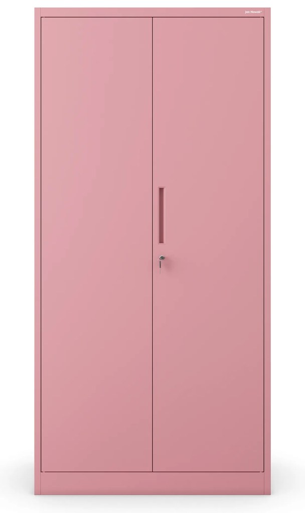 Szafa biurowa na dokumenty pudrowy róż: Fresh Style JAN, 900 x 1850 x 400 mm