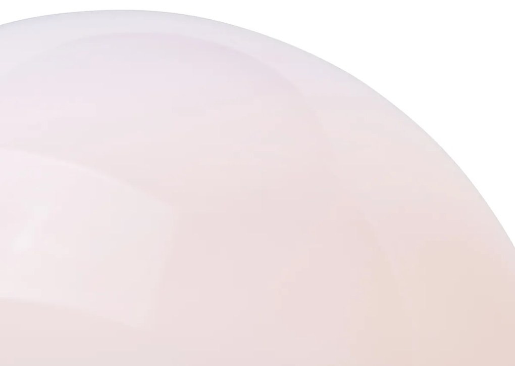 Nowoczesna zewnętrzna lampa ścienna ze stali nierdzewnej z plastikową kulą IP44 - Sfera