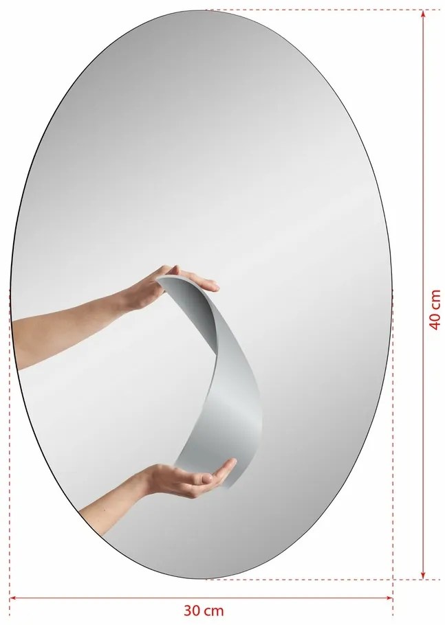 Lustro Elliptical 30 x 40 cm
