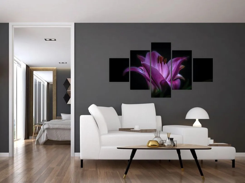 Obraz lilii (125x70 cm)